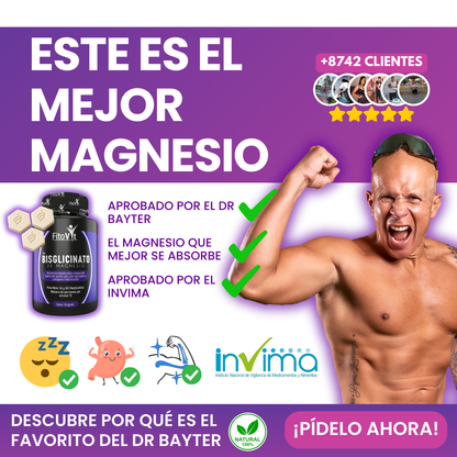 BISGLICINATO: El magnesio más puro.