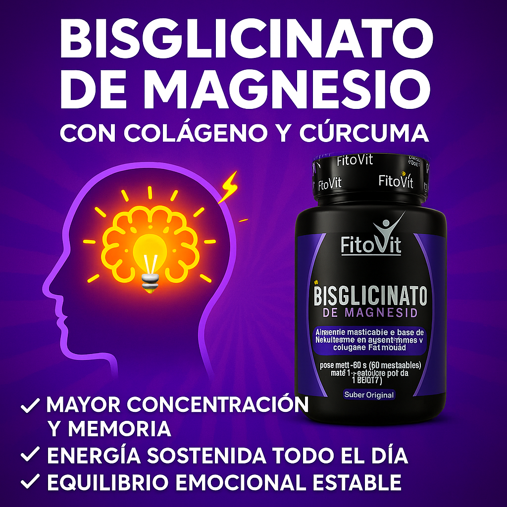 BISGLICINATO: El magnesio más puro.