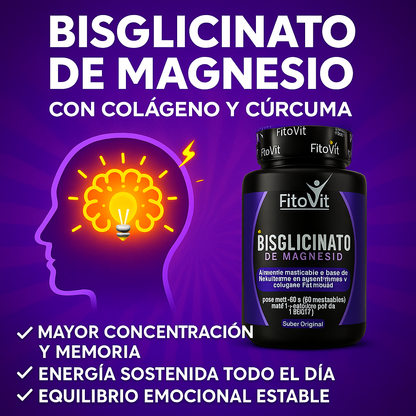 BISGLICINATO: El magnesio más puro.