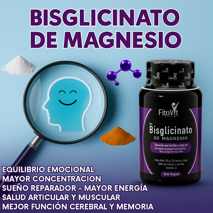 BISGLICINATO: El magnesio más puro.